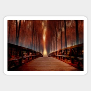 Bridge to the Enchanted Forest Sticker